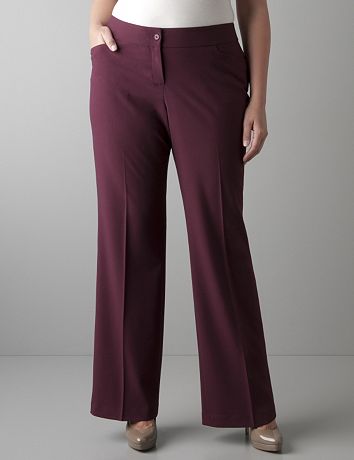 Plus sized classic trouser by Lane Bryant