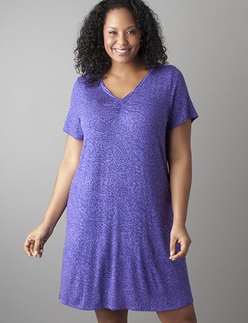 Tru to You animal print sleepshirt by Cacique