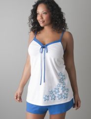 Starfish cami doll pajama set by Cacique