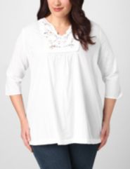 Adorned Crochet Tunic by Lane Bryant Outlet
