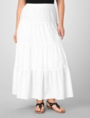 Bianca Eyelet Skirt by Lane Bryant Outlet