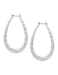Hammered teardrop earrings by Lane Bryant