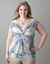 Twist front paint top by Lane Bryant