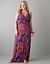 Plus size Crochet back print maxi dress by Lane Bryant