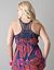 Plus size Crochet back print maxi dress by Lane Bryant