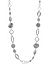 Silvertone link necklace by Lane Bryant