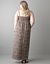 Smocked floral maxi length tube dress by Lane Bryant
