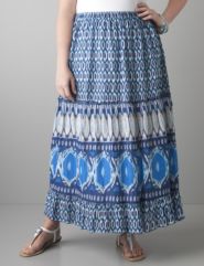 Print maxi skirt by Lane Bryant