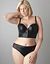 Snakeskin longline demi bra by Cacique