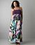 Plus size Smocked chiffon maxi dress by Lane Bryant