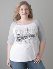 Paris baseball tee