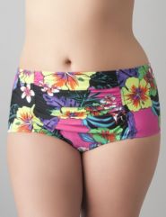 Floral swim hipster by Cacique