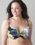 Floral bandeau bikini top by Cacique