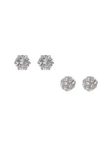 Cubic zirconium earrings duo by Lane Bryant