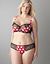 Polka dot French balconette bra by Cacique