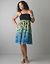 Full figure Chiffon floral tube dress by Lane Bryant