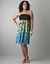 Full figure Chiffon floral tube dress by Lane Bryant