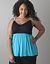 Plus size Colorblock cami by Cacique