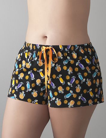 Drink print sleep short by Cacique
