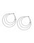 Triple hoop earrings by Lane Bryant