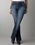 Deco stitch flare jean by Lane Bryant