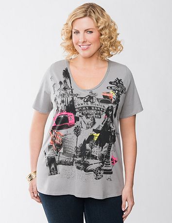LA graphic tee by Lane Bryant