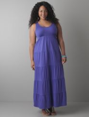 Tiered maxi dress by Cacique