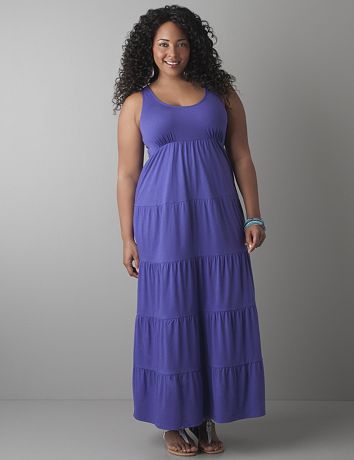 Tiered maxi dress by Cacique
