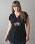 Full figure surplice top by Lane Bryant