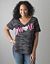 Amore rhinestone burnout tee by Lane Bryant