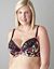 Rose & ribbon plunge bra by Cacique