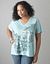 Foil scroll tee by Lane Bryant