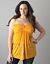 Twist front tube top by Lane Bryant