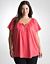 Plus Size Ruffled Sleep Tee by Cacique
