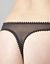 Satin & lace thong panty by Cacique