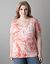 Palm print burnout tee by Lane Bryant