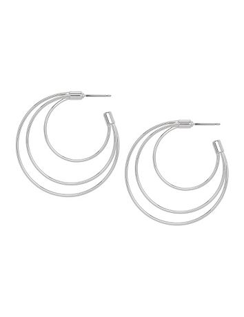 Triple hoop earrings by Lane Bryant