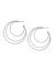 Triple hoop earrings by Lane Bryant
