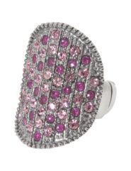 Rhinestone oval ring by Lane Bryant