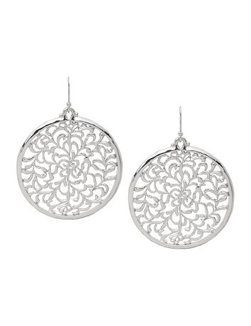 Filigree disc earrings by Lane Bryant