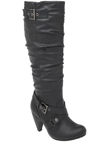 Cone heel tall boot by Lane Bryant