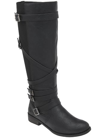5 buckle riding boot by Lane Bryant