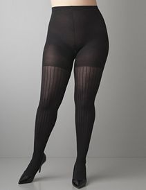 Plus Size Coil Stripe Tights by SPANX