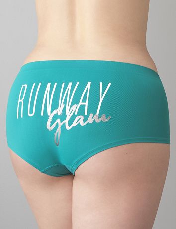 Runway Glam seamless boyshort panty by Cacique