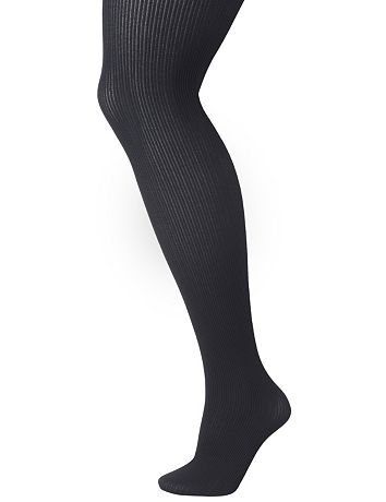 Mini ribbed tights by Lane Bryant