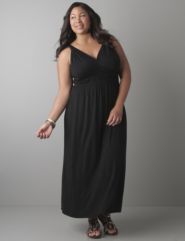Twist strap maxi dress