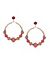 Beaded hoop drop earrings by Lane Bryant