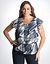 Plus Size Animal print peplum tank by Lane Bryant