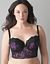 Lace overlay longline demi bra by Cacique