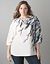 Feather print tunic by Lane Bryant